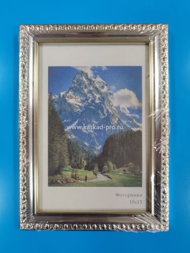 Фоторамка 10*15 "Камея" серебро Фоторамка 10*15 "Камея" серебро
