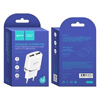 Зарядное устройство Dream DRM-C12-03 Fast Charge 2USB 2A белое