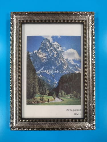 Фоторамка 10*15 "Кружево" сталь Фоторамка 10*15 "Кружево" сталь