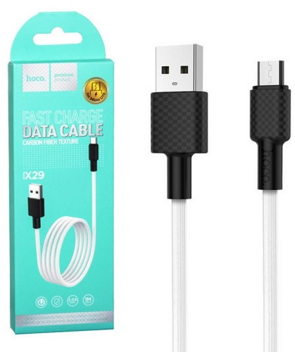 Кабель Hoco X29 Superior MicroUSB белый 1 м Кабель Hoco X29 Superior MicroUSB белый 1 м