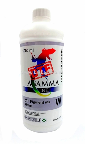 Текстильные чернила AGAMMA DTF, White, 1л. Текстильные чернила AGAMMA DTF, White, 1л.